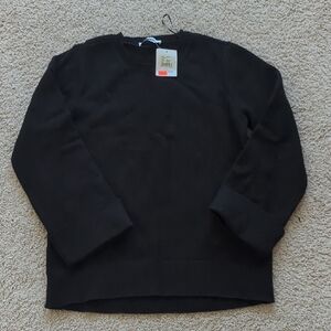 NWT Black Crew Neck Sweater